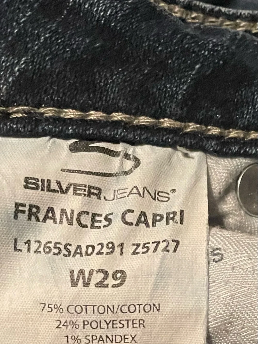 Silver Jeans francis capris